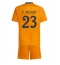 Real Madrid Ferland Mendy #23 Replika Bortatröja Barn 2024-25 Kortärmad (+ byxor)