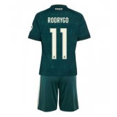 Real Madrid Rodrygo Goes #11 Replika Bortatröja Barn 2026-27 Kortärmad (+ byxor)