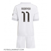 Real Madrid Rodrygo Goes #11 Replika Hemmatröja Barn 2025-26 Kortärmad (+ byxor)