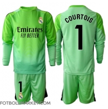 Real Madrid Thibaut Courtois #1 Målvakt Replika Bortatröja Barn 2025-26 Långärmad (+ byxor)