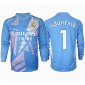 Real Madrid Thibaut Courtois #1 Målvakt Replika Hemmatröja 2024-25 Långärmad