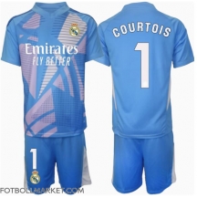 Real Madrid Thibaut Courtois #1 Målvakt Replika Hemmatröja Barn 2024-25 Kortärmad (+ byxor)