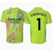 Real Madrid Thibaut Courtois #1 Målvakt Replika Tredjetröja 2024-25 Kortärmad