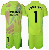 Real Madrid Thibaut Courtois #1 Målvakt Replika Tredjetröja Barn 2024-25 Kortärmad (+ byxor)