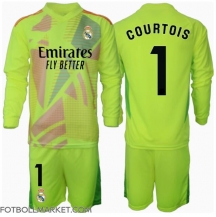 Real Madrid Thibaut Courtois #1 Målvakt Replika Tredjetröja Barn 2024-25 Långärmad (+ byxor)
