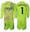 Real Madrid Thibaut Courtois #1 Målvakt Replika Tredjetröja Barn 2024-25 Långärmad (+ byxor)