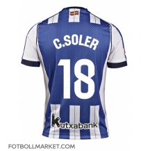 Real Sociedad Carlos Soler #18 Replika Hemmatröja 2025-26 Kortärmad