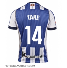 Real Sociedad Takefusa Kubo #14 Replika Hemmatröja 2025-26 Kortärmad