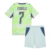 Schweiz Breel Embolo #7 Replika Bortatröja Barn VM 2026 Kortärmad (+ byxor)