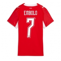 Schweiz Breel Embolo #7 Replika Hemmatröja Dam VM 2026 Kortärmad