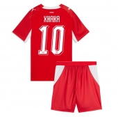 Schweiz Granit Xhaka #10 Replika Hemmatröja Barn VM 2026 Kortärmad (+ byxor)