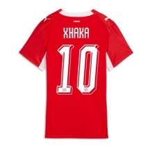 Schweiz Granit Xhaka #10 Replika Hemmatröja Dam VM 2026 Kortärmad