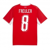 Schweiz Remo Freuler #8 Replika Hemmatröja VM 2026 Kortärmad