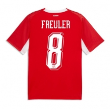 Schweiz Remo Freuler #8 Replika Hemmatröja VM 2026 Kortärmad