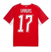 Schweiz Ruben Vargas #17 Replika Hemmatröja VM 2026 Kortärmad