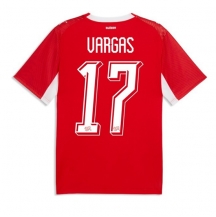 Schweiz Ruben Vargas #17 Replika Hemmatröja VM 2026 Kortärmad