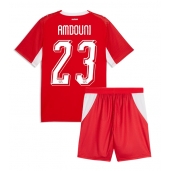 Schweiz Zeki Amdouni #23 Replika Hemmatröja Barn VM 2026 Kortärmad (+ byxor)
