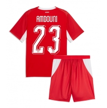 Schweiz Zeki Amdouni #23 Replika Hemmatröja Barn VM 2026 Kortärmad (+ byxor)