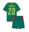 Senegal Habib Diallo #20 Replika Bortatröja Barn VM 2026 Kortärmad (+ byxor)