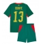 Senegal Iliman Ndiaye #13 Replika Bortatröja Barn VM 2026 Kortärmad (+ byxor)