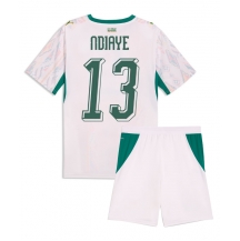 Senegal Iliman Ndiaye #13 Replika Hemmatröja Barn VM 2026 Kortärmad (+ byxor)