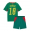 Senegal Ismaila Sarr #18 Replika Bortatröja Barn VM 2026 Kortärmad (+ byxor)
