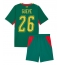 Senegal Pape Gueye #26 Replika Bortatröja Barn VM 2026 Kortärmad (+ byxor)