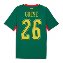 Senegal Pape Gueye #26 Replika Bortatröja VM 2026 Kortärmad