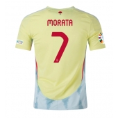 Spanien Alvaro Morata #7 Replika Bortatröja EM 2024 Kortärmad