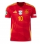 Spanien Dani Olmo #10 Replika Hemmatröja EM 2024 Kortärmad