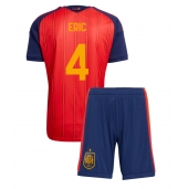 Spanien Eric Garcia #4 Replika Hemmatröja Barn VM 2026 Kortärmad (+ byxor)