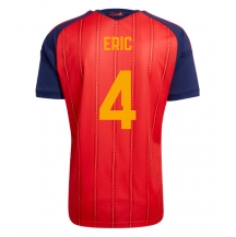 Spanien Eric Garcia #4 Replika Hemmatröja VM 2026 Kortärmad