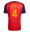 Spanien Eric Garcia #4 Replika Hemmatröja VM 2026 Kortärmad