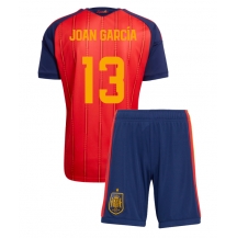 Spanien Joan Garcia #13 Replika Hemmatröja Barn VM 2026 Kortärmad (+ byxor)