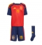 Spanien Lamine Yamal #19 Replika Hemmatröja Barn VM 2026 Kortärmad (+ byxor)