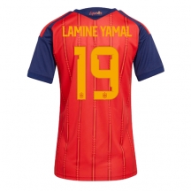 Spanien Lamine Yamal #19 Replika Hemmatröja Dam VM 2026 Kortärmad