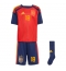 Spanien Martin Zubimendi #18 Replika Hemmatröja Barn VM 2026 Kortärmad (+ byxor)