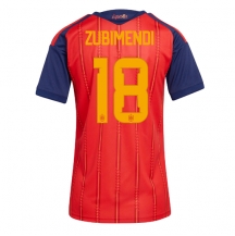 Spanien Martin Zubimendi #18 Replika Hemmatröja Dam VM 2026 Kortärmad