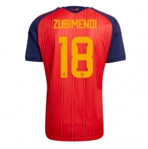 Spanien Martin Zubimendi #18 Replika Hemmatröja VM 2026 Kortärmad
