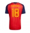 Spanien Martin Zubimendi #18 Replika Hemmatröja VM 2026 Kortärmad