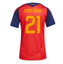 Spanien Mikel Oyarzabal #21 Replika Hemmatröja Dam VM 2026 Kortärmad