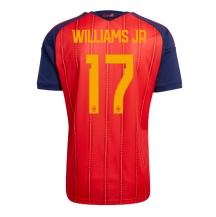 Spanien Nico Williams #17 Replika Hemmatröja VM 2026 Kortärmad