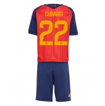 Spanien Pau Cubarsi #22 Replika Hemmatröja Barn VM 2026 Kortärmad (+ byxor)