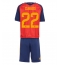 Spanien Pau Cubarsi #22 Replika Hemmatröja Barn VM 2026 Kortärmad (+ byxor)