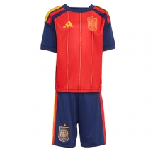 Spanien Replika Hemmatröja Barn VM 2026 Kortärmad (+ byxor)