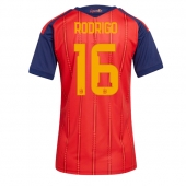 Spanien Rodri Hernandez #16 Replika Hemmatröja Dam VM 2026 Kortärmad