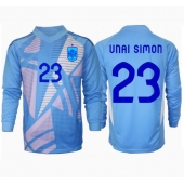 Spanien Unai Simon #23 Målvakt Replika Hemmatröja EM 2024 Långärmad