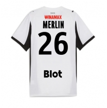 Stade Rennais Quentin Merlin #26 Replika Bortatröja 2025-26 Kortärmad