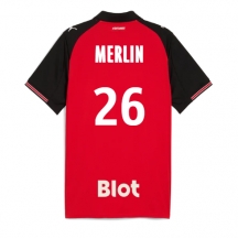 Stade Rennais Quentin Merlin #26 Replika Hemmatröja 2025-26 Kortärmad