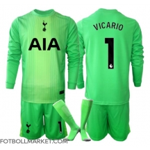 Tottenham Hotspur Guglielmo Vicario #1 Målvakt Replika Hemmatröja Barn 2025-26 Långärmad (+ byxor)